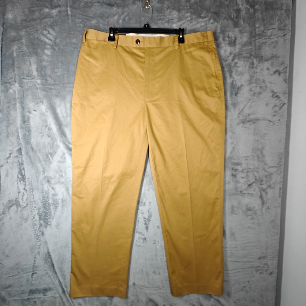 Orvis Chino Pants Mens 40 Khaki Tan Charles F Orvis Signature Cotton Trousers